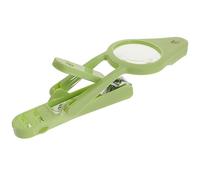 Toyvian Ensemble de Soin des Ongles Lampe LED Intégrée en Métal et Plastique Coupe-ongles Vert et Loupe Protection Santé Bébé Déformation des Lames pour Bébé
