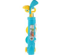 Toyvian Ensemble Golf Garçon et Filles 1 Valise 3 Clubs 4 2 Tees 2 Drapeaux en Polyéthylène d'Extérieur Éducatif pour Jeux Parents-Garçon et Filles Jardin et Activités Préscolaires
