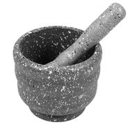 Toyvian Ensemble Pilon et Presse-Purée Manuel 1 Grand Bol en Polypropylène Résistant pour Ail Épices et Pommes de Terre Ustensile Cuisine Pratique et Ergonomique Broyeur Ménager