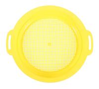 Toyvian Ensemble Tamis à Or Et Écran à Sable Petit Format pour Orpailleurs, Batée Robuste avec Bac De Tri, Filtre Portatif pour Prospection en Extérieur, Paquet De Rangement Inclus