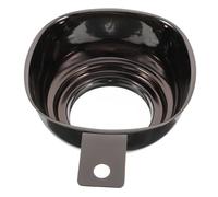 Toyvian Entonnoir Inox Large Ouverture avec Tamis Filtre pour Bocaux Réguliers et Larges Poignée Ergonomique Transfert Huiles Essentielles et Confitures Noire
