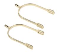 Toyvian Éperons Anglais en Alliage pour Bottes de Cheval, Construction Solide et Configuration Polyvalente, Accessoires pour Entraînement et Compétition Équestre