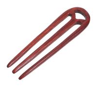 Toyvian Épingle à Cheveux Vintage en Bois de Santal 3 Dents, Accessoire Chignon Traditionnel Chinois, Bâtonnet à Cheveux Sculpté Main, Maintien Ferme pour Coiffures Élégantes Féminines,