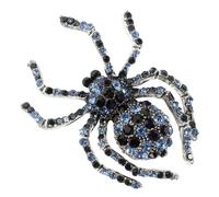 Toyvian Épingle Vintage Araignée en Alliage Bleu, Pratique et Élégante pour Décorer Écharpes et Paquet Lors D'halloween