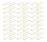 Toyvian Épingles en U Dorées à Double Pointe 100 Pièces Boîte Plastique Portable Fixation Tissu Précise pour Couture Quilting Décoration et Bricolage Textile