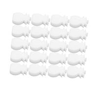 Toyvian Éponge Absorbante pour Huile de Spa, 20 Pièces, Blanche | Forme Ananas, Mousse Légère et Douce, pour Piscines et Spa D’hôtel, Réutilisable Après Essorage