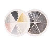 Toyvian et Personnalisation de Coque de Téléphone 2 Sets pour Nail Art de Perles en Acier Inoxydable Décorations DIY pour Ongles Naturels ou Artificiels, pour Manucure
