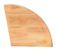 Toyvian Étagère Murale Bois Forme Sectorielle Angle Rangement Polyvalent pour Salon Chambre Bureau Support Mural Pratique et Gain de Place Décoration Murale Bois Naturel Radius