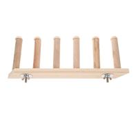 Toyvian Étagère Murale pour Chats D'intérieur en Bois Robuste, Escalier Mural 6 Marches pour Grimper et Se Percher, Meuble Mural Gain de Place pour Appartement et Maison