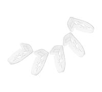 Toyvian Étagère Murale Transparente Flottante pour Caméra de Sécurité, Lot de 5 Supports Muraux sans Perçage, Petite Étagère Polyvalente pour Babyphone et Enceintes, Adaptée Salle