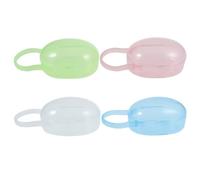 Toyvian Étui de Rangement pour Tétines en Pp Robuste, Facile à Nettoyer, Lot de 4 Pièces Portable pour Maison et Voyage, pour Mères et Bébés Couleur Aléatoire