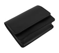 Toyvian Étui pour Télémètre de Golf en Cuir PU Noir Protection Antichoc et Résistant à L’Humidité Pochette Compacte de Voyage Paquet de Rangement Pratique pour Accessoires de Golf en