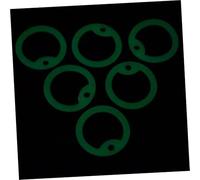 Toyvian Étuis en Silicone Phosphorescents Silencieux pour Médailles D'identification Chien, Lot 6 Pièces, Silicone Solide, Taille Standard, Usage Nuit Et Extérieur, Accessoires Colliers pour Animaux