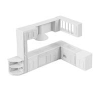 Toyvian Évier Lavabo Modèle pour Maison de Poupée Décor Micro Paysage Accessoire Photographie Mobilier Miniature Rustique