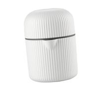 Toyvian Extracteur de Jus Manuel Portable en Plastique Blanc, Presse-agrumes Orange et Citron Facile à Utiliser Séparation du Jus et Pulpe, pour Camping et Voyage