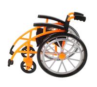 Toyvian Fauteuil Roulant Pliable pour Poupées Ensemble De Jeu avec 2 Béquilles Accessoires Médicaux Miniatures pour Maison De Poupée Meubles De Maison De Poupée 6.89 X 5.51 X 3.54 in