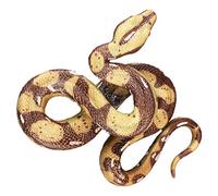 Toyvian Faux Serpent Jouets De Farce Python High Simulation Python Grand Snare de Serpent Figure de Serpent en Caoutchouc pour Halloween Tricot Effrayant Farces pour Adultes Serpents en Caoutchouc