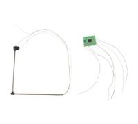 Toyvian Feu de LED Miniature Modèle de Lampadaire Ferroviaire Décor de Scène et Accessoire pour Table de Sable et Circuit de Train