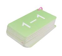 Toyvian Fiches Mathématiques Enfants 1-3 Classe Compétences de Base Addition, Soustraction, Multiplication, Division Cartes d'apprentissage Mathématiques en Papier pour maternelle École primaire