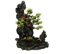 Toyvian Figurine Arbre Résine Décorative pour Terrarium Décoration Réaliste sans Entretien Accessoire pour Habitat Serpent et Gecko Ornement Naturel pour Aquarium et Cage