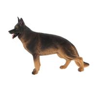 Toyvian Figurine Berger Allemand Réaliste pour Garçon Et Filles, Modèle Miniature en Plastique 11,4 x 8,1 Cm, Jouet Éducatif De Reconnaissance Animale, Décoration Intérieure Et Ludique