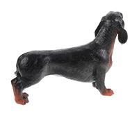 Toyvian Figurine De Chien Plastique Modèle De Chien Simulé pour Décoration Et Éducation Jouet Sûr Plastique pour Décoration Animalière Réaliste pour Chambre Et Maison