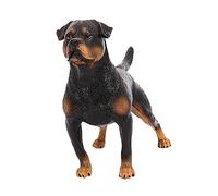 Toyvian Figurine De Chien Rottweiler en Plastique Jouet Éducatif pour Garçon Et Filles Modèle Réaliste Décoratif pour Bureau Ou Maison 1 Pièce