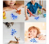 Toyvian Figurines D’Animaux Marins en Plastique Lot de 2 Limaces de Mer Réalistes Bleu Miniatures Décoratives pour Bureau et Salle de Classe Jouets Éducatifs Compacts et Solide