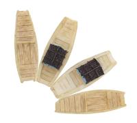 Toyvian Figurines De Bateau Miniature Micro-Paysage Lot De 4 Pièces Modèle en Plastique Coloré Décoration Artisanale Vivante pour Décoration Intérieure Et Aménagement Paysager