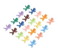 Toyvian Figurines de Bébés Miniatures Multicolores 100 Pcs 2 CM Décorations pour Gâteau des Rois et Shower Présents Invités et Accessoires Fête Prénatale Polyvalents
