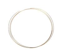 Toyvian Fil de Frettes en Laiton Doré 1,5 Mm de Largeur, Longueur 2,43 M, Durabilité Longue Durée, pour Dulcimer et Guitare Cigar Box