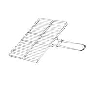 Toyvian Filet à Barbecue Antiadhésif en Acier Inoxydable Épais, Petit Format pour Grillades en Extérieur, Panier Pliable pour Poisson, Steak et Légumes au Barbecue, Outil Pratique