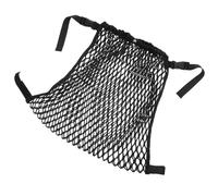 Toyvian Filet de rangement universel pour poussette : organiseur de suspendu, bandoulière latérale, double couche, espace de rangement antidérapant, porte-gobelet pour biberon, couches, parapluie,