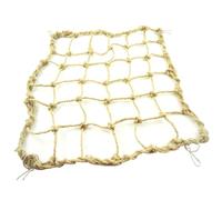 Toyvian Filet d'escalade Grand Format pour Perroquets, Jouet Balançoire en Corde De Sisal, avec Crochets Suspendre, Encourage l'exercice Coordination des Oiseaux De Compagnie