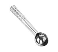 Toyvian Filtre à Thé Inox avec Cuillère Intégrée Passoire Tube pour Maison Infuseur Anti-résidus Outil Pratique pour Amateurs de Thé