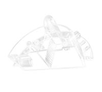 Toyvian Filtre D’Angle pour Aquarium Silencieux, Pompe à Oxygène Intégrée | Design Compact en Plastique, Angle Arrondi Réglable, Ventouses Robustes, pour Petits Bacs et Systèmes Hydroponiques