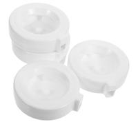 Toyvian Filtre pour Fontaine à Eau pour Chien en Abs Blanc, Pack de 4 Pièces, Capture Poils et Débris, Améliore la Filtration pour Distributeur d'eau pour Animaux