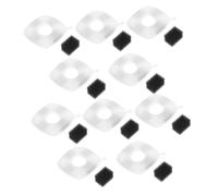 Toyvian Filtres pour Fontaine à Eau Automatique pour et Chiens Système de Filtration Multiple avec Coton Filtrant Remplaçable Circulation Eau Continue pour Fontaine à Boisson