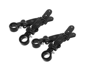 Toyvian Fixation Garde de Boue Vélo Arrière en Plastique Noir 4pcs Haute Résistance pour Vélos de Montagne et Pliants, Outil Facile à Installer Anti-éclaboussures