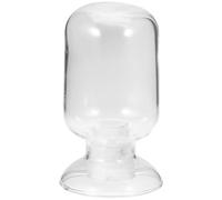 Toyvian Flacon Cloche D'allumettes en Verre Transparent, Forme Cloche Élégante, Facile à Transporter, Décoration Salon Cuisine