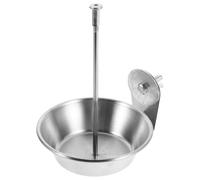 Toyvian Fourchette À Fruits avec Bol pour Oiseaux Et Petits Animaux Porte-Fruits pour Perroquet Distributeur De Nourriture pour Perroquet Brochettes De Friandises pour Oiseaux