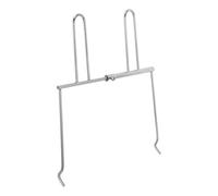 Toyvian Fourchette Extractrice INOX pour Four et Barbecue Pince à Plateau Chaud et Outil de Retrait pour Rôtir Poulet, Viande et Steak Accessoire Cuisson Extérieur Multifonction,