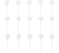 Toyvian Fourchettes à Fruits en Acier Inoxydable 15 Pcs, Vaisselle Réutilisable pour Cocktails, Amuse-gueules et Décoration, Ustensiles la Cuisine Inox Professionnel, Pique à Fruits