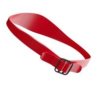 Toyvian Gabarit de Rasage Ajustable en Silicone Rouge, Guide de Coupe de Cheveux pour Hommes, Modèle de Dégradé Flexible pour Nuque, Outil de Coiffure Professionnel, Utilisation Maison