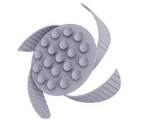 Toyvian Gamelle Lente Spirale pour Chien et Chat Bol Gris en Plastique Solide Distributeur de Nourriture pour Alimentation Contrôlée pour Prévenir L’Obésité et Favoriser Une Digestion