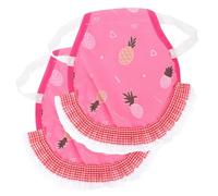 Toyvian Gilet de Poule Ajustable en Polyester Imprimé Lot de 2, Taille Moyenne, Tablier de Protection pour Poulets de Basse-Cour, Harnais Élastique Réutilisable pour Élevage et Animaux