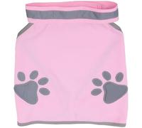Toyvian Gilet Réfléchissant pour Chien Fluorescente Rose S Motif Pattes, Veste de Sécurité Respirante pour Animaux de Compagnie, Gilet Haute Visibilité pour Promenades et Activités