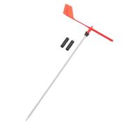 Toyvian Girouette Direction du Vent pour Bateau, Indicateur de Direction du Vent pour Bateau, Métal et Plastique, pour Navire Marin et Dériveur, Usage à Bord Extérieur