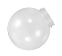 Toyvian Globe Transparent Sphérique en Acrylique pour Lampadaire Extérieur et Applique Murale Design Minimaliste pour Éclairage de Patio et Cour