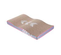 Toyvian Griffoir pour Chat Interactif à Gratter Ondulé en Carton Recy ormat Combiné Piste Vague, Jouet Intérieur pour Chatons et Chats Adultes